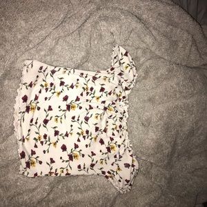 Flower crop top